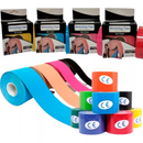 Fita Kinesio Bandagem Elástica 5cmx5m Tape Fisioterapia Adesiva Alivia a Dor Lesão Atleta